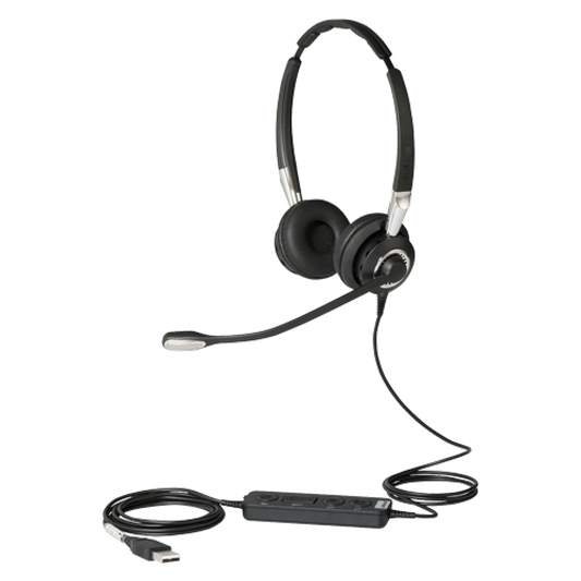 2409-820-205 - Lightweight Dual-Ear Noise Canceling Headset with HD Audio