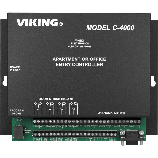 C-4000 - Viking Multi-Number Auto-Dialer for Entry Control, 250 Codes