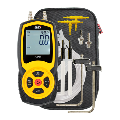EM720SPKIT Hi-Res Differential Manometer Static Pressure Kit