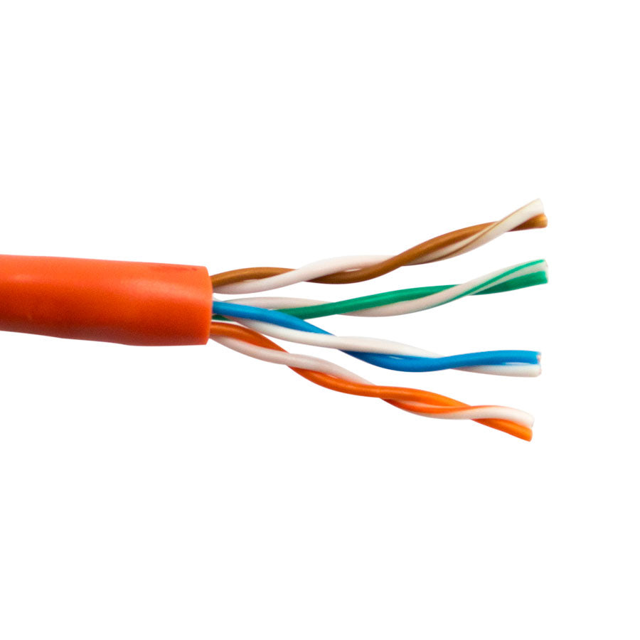 CAT5E-OR CAT5E 350 MHz 24 AWG SOLID BC 4PR, UTP