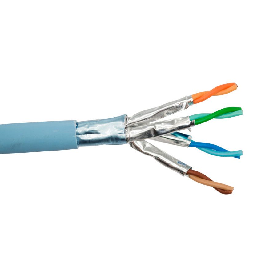 CAT6A-F/FTP-BL-ETL CAT6A F/FTP- 10GBASE-T, 600 MHz 23AWG SOLID BC, 4PR, F/FTP, ANSI/TIA 568.2-D, ETL CMR, PVC JKT- BLUE- 1000 FT/305M SPOOL