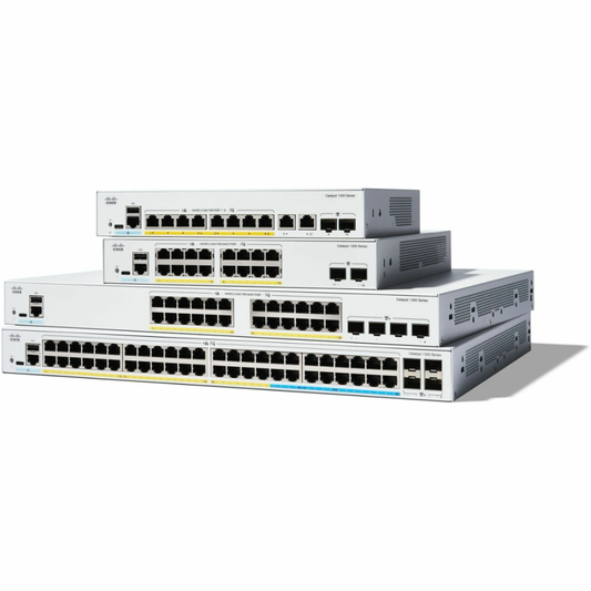 C1300-48P-4G - 48-Port PoE Ethernet Switch for Medium to Large Businesses