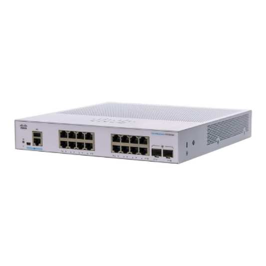 CBS250-16T-2G-NA - 16-Port Managed Switch for Small Business Networks