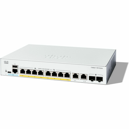 C1300-8P-E-2G - 8-Port Gigabit PoE Ethernet Switch for SMBs