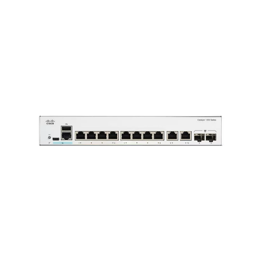 C1300-8T-E-2G - High-Performance Ethernet Switch with 8 Ports & Gigabit Uplinks