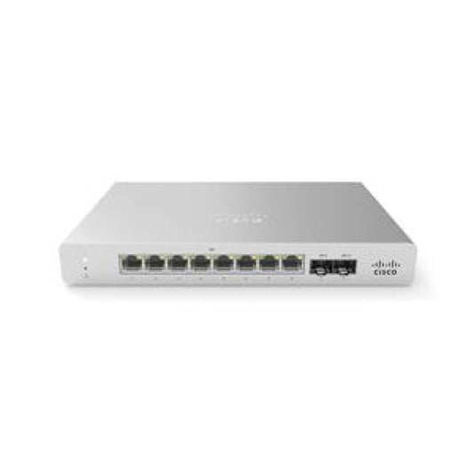 MS120-8FP-HW - 8-Port Gigabit PoE Switch with 127W Power Budget