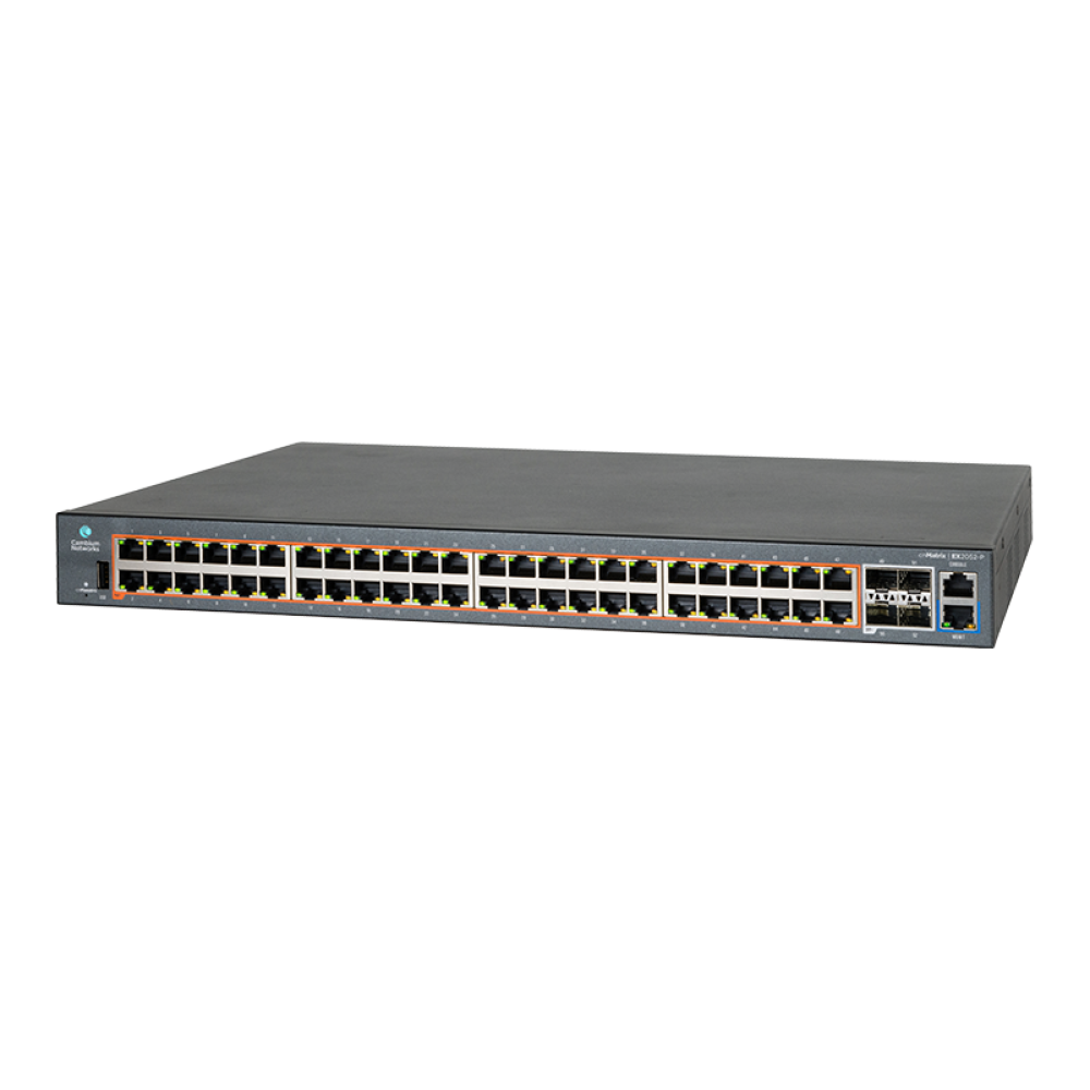MXEX2052GXPA01 - Managed Ethernet PoE Switch with 48 Ports & SFP+ Uplinks