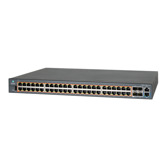 MXEX2052GXPA01 - Managed Ethernet PoE Switch with 48 Ports & SFP+ Uplinks