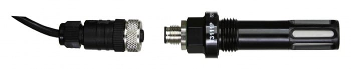 Web sensor - compressed air remote thermometer hygrometer with Ethernet interface, cable 2 meters