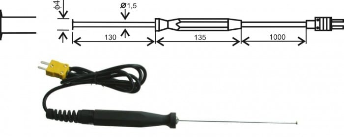 CP500 Thermocouple "K" Surface Probe