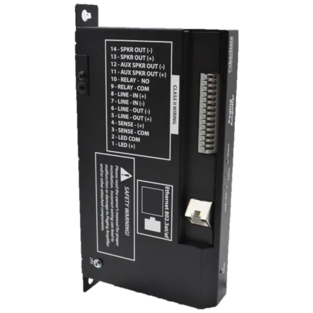 11324 - VoIP Paging Amplifier for Power over Ethernet (SIP-enabled)
