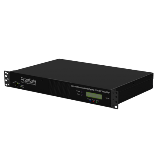 11592 - InformaCast Enabled 25V/70V Paging Amplifier for IP Systems