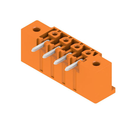 1942470000 - 3.81mm PCB Male Connector, 4 Poles, THT Solder, Orange Insulation  (Pack of 66)