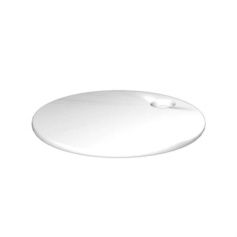 1248520000 - 30x30mm White Polyamide Markers with Mounting Hole  (Pack of 60)