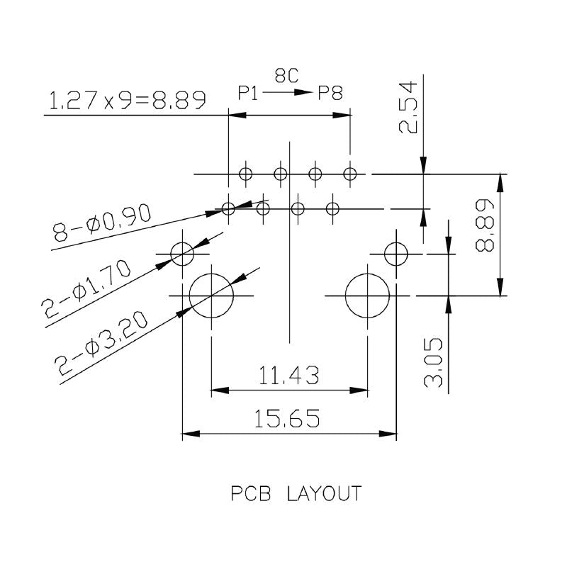 2474160000 - OMNIMATE RJ45 Connector, 90° Elbow, 8 Poles, PA66  (Pack of 120)