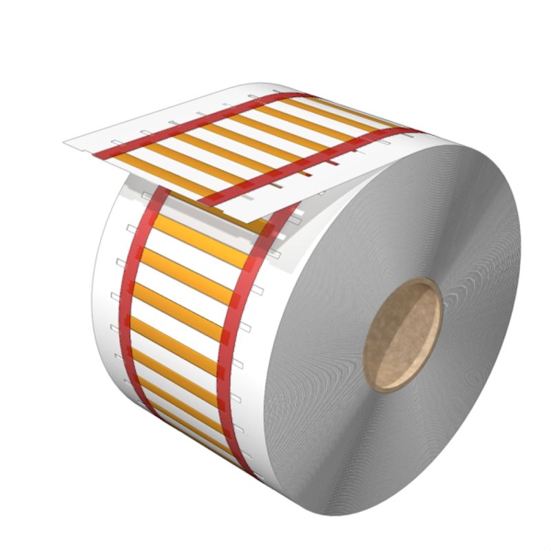 2437500000 - Yellow Polyolefine Cable Markers, 50.8mm x 4.2mm, 0.8-2.4mm  (Pack of 1000)