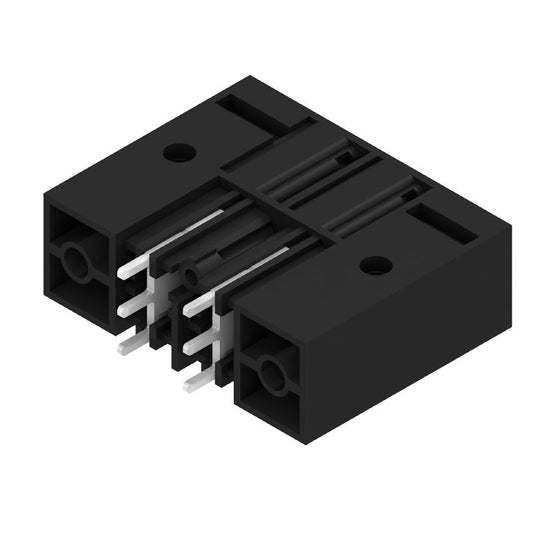 1813650000 - 10.16mm PCB Connector, Black, 2-Pole Elbow, 3.5mm Pins  (Pack of 42)