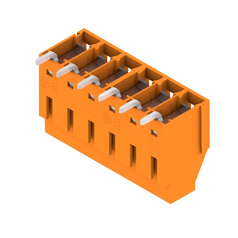 2431950000 - 5.08mm 6-Pole PCB Terminal, 180° Connection, Tinned Finish  (Pack of 60)