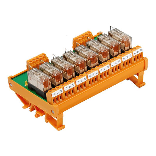 1114961001 - 8-Contact 230V AC Relay Module with Screw Connections