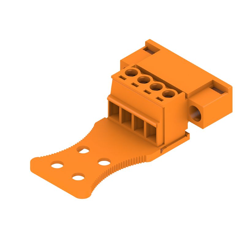 1237120000 - 3.81mm 4-Pole Male PCB Connector, 180° Angle  (Pack of 50)