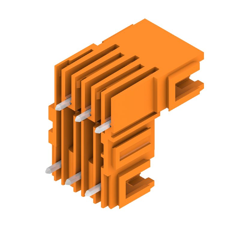 1726750000 - 6-Pole 5.08mm Male PCB Header Connector in Orange  (Pack of 50)