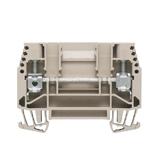 1017100000 - Dark Beige 6mm² Terminal Block, 41A, Screw Connection  (Pack of 50)
