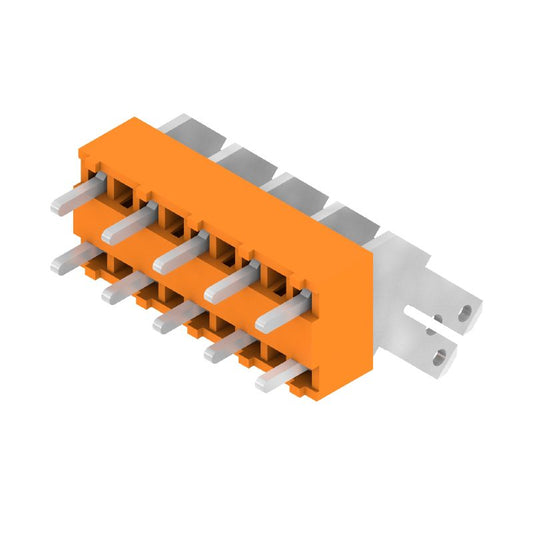 9511820000 - 5-Pole 5mm Circuit Board Terminal, 3.5mm Pin Length, Orange  (Pack of 100)