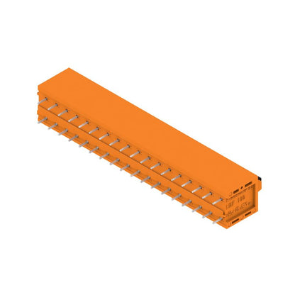 1331350000 - 5.08mm Orange PCB Terminal Block, 18 Poles, 180° Angle  (Pack of 15)