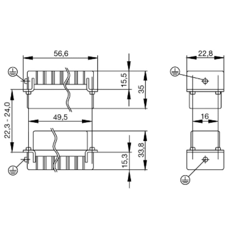 1650660000 - 15-Pole Crimp Female Connector, 250V, UL Certified