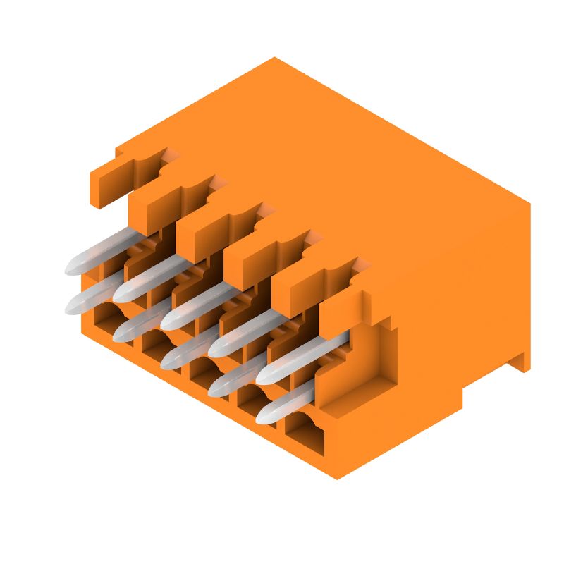 1728810000 - Orange 10-Pole PCB Connector, 180° Angle, 3.5mm Pins  (Pack of 96)