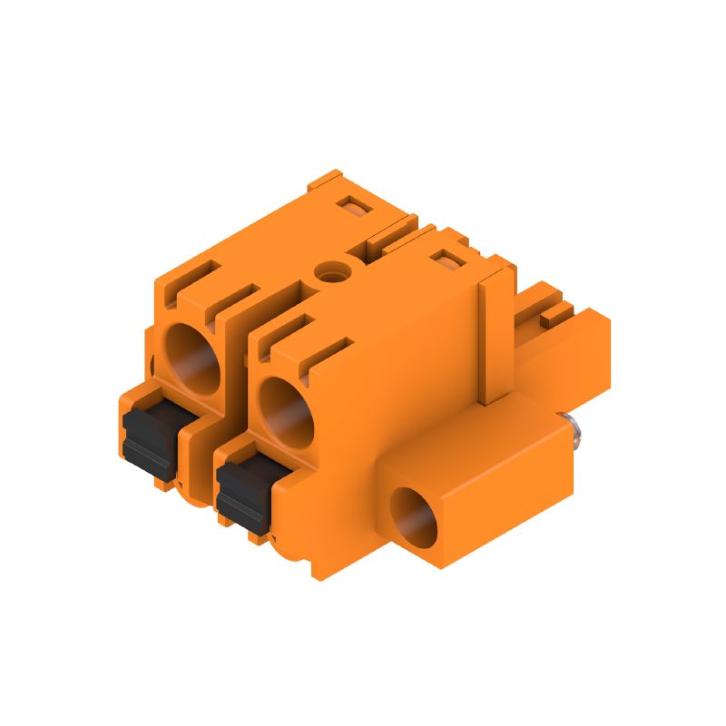 1043870000 - 7.62mm PCB Connector, 2-Pole, 180° Angle, Push-In Design  (Pack of 72)
