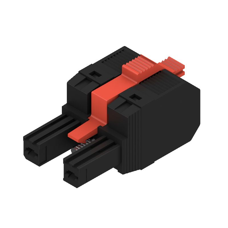 1060630000 - 7.62mm 2-Pole PCB Connector, 180° Angle, Push-In Design  (Pack of 65)