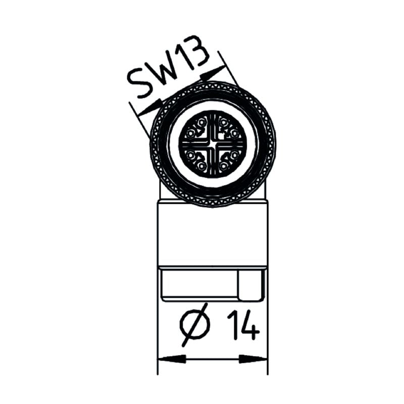 2702720000 - Cat.6A Customizable Plug-in Connector, 9mm Max Cable Diameter