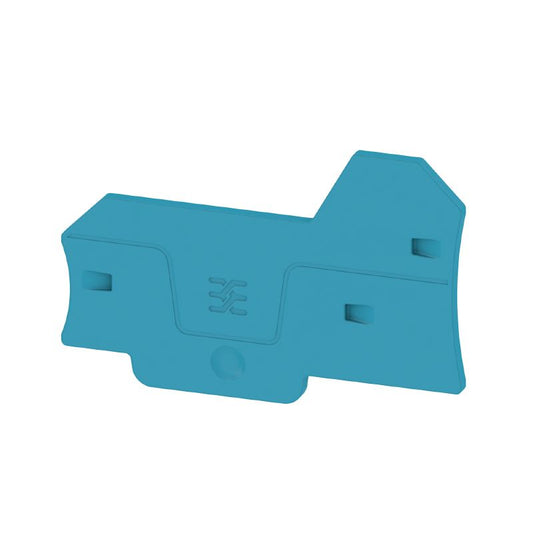 2871840000 - Blue Wemid End Plate for Terminals, 69.6mm x 2.1mm  (Pack of 20)