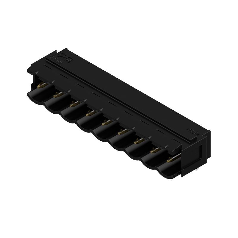 1011500000 - 9-Pole 5mm PCB Plug Connector with Gold-Plated Pins  (Pack of 50)