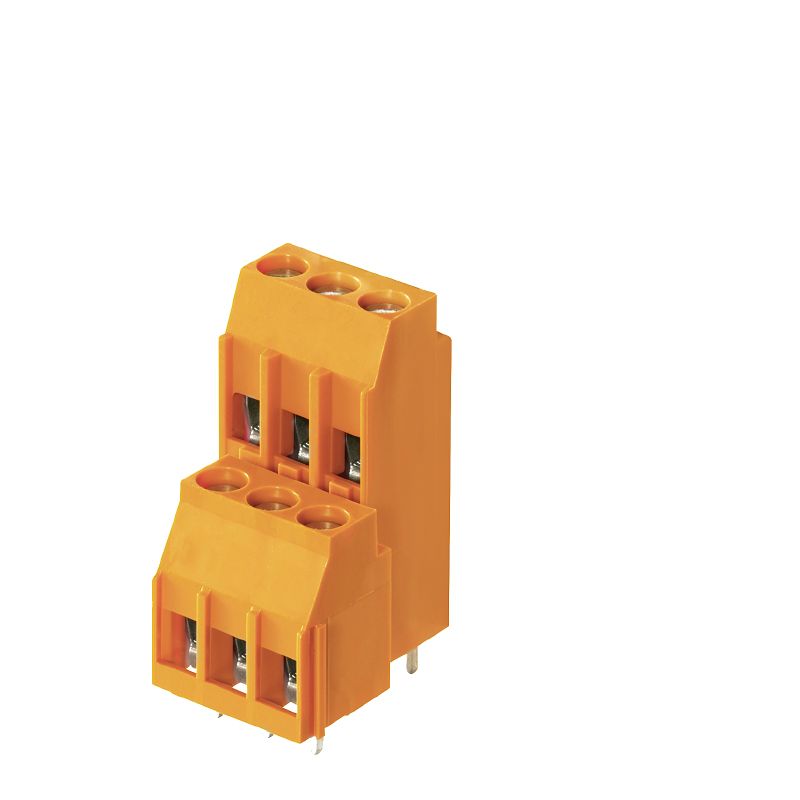 2596010000 - 12-Pole 5.08mm PCB Terminal, 3.2mm Solder Pin, Orange  (Pack of 50)