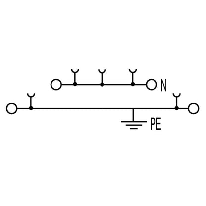 1689980000 - 2.5mm² Double-Tier Feed-Through Terminal, 500V Rated, Beige  (Pack of 50)