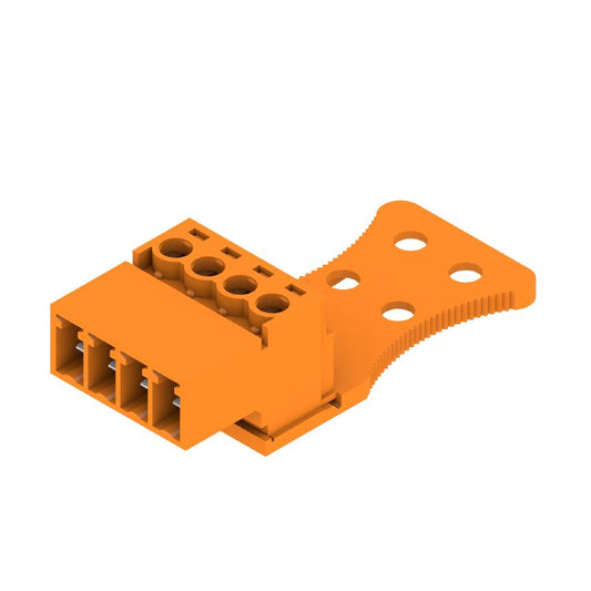 1237000000 - 3.81mm 4-Pole Male Plug Connector, 180° Angle  (Pack of 50)