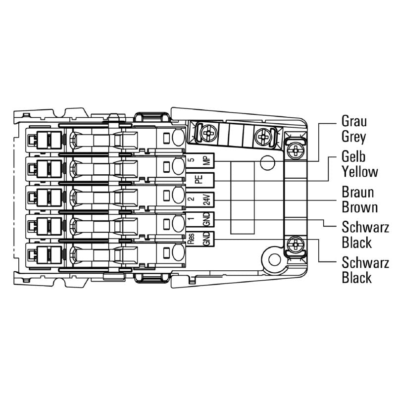 1206530000 - FieldPower Box, AC, IP20, Polycarbonate, IDC Connection