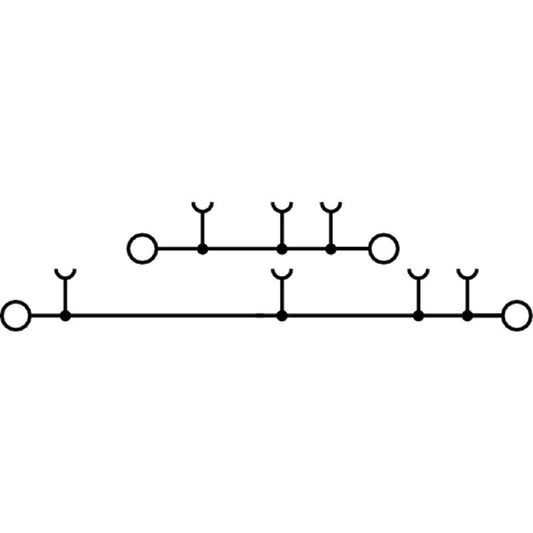 2938210000 - Dark Blue 2.5mm² Modular Terminal with 4 Connections  (Pack of 50)