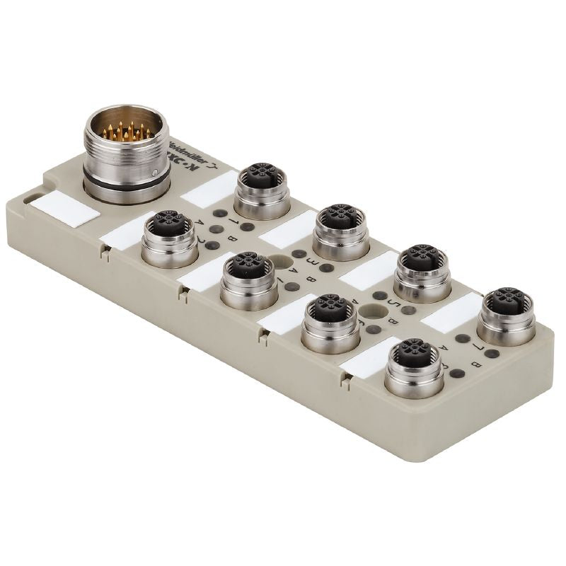 1848040000 - M23 19-Pole Connector with LED, 30V, RoHS Compliant