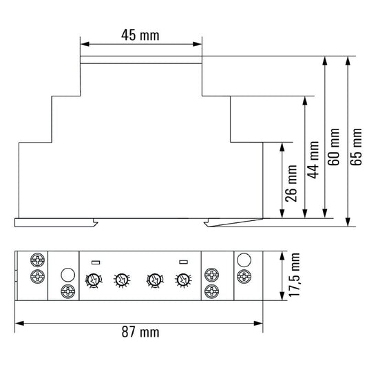 2697280000 - TFI-Series 24-240V On-Delay Relay with 1 CO Contact