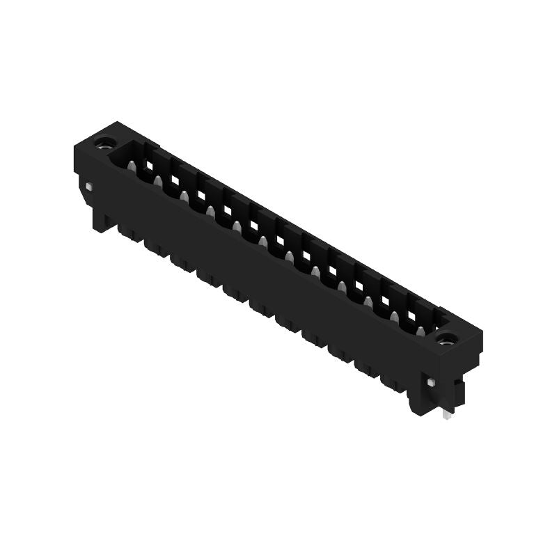 1776462001 - 5.08mm Pitch Black PCB Connector, 12 Poles, 180° Layout  (Pack of 24)