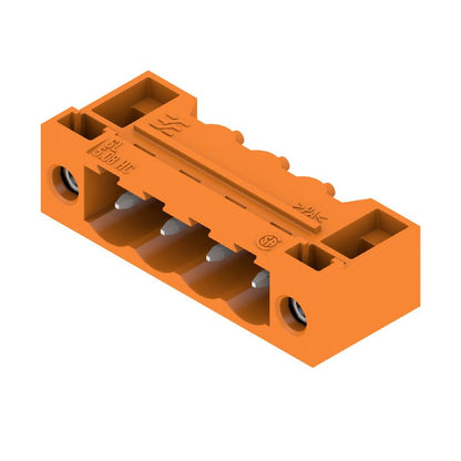 1148680000 - 5.08mm 4-Pole PCB Connector, 90° Flange, THT Solder  (Pack of 60)