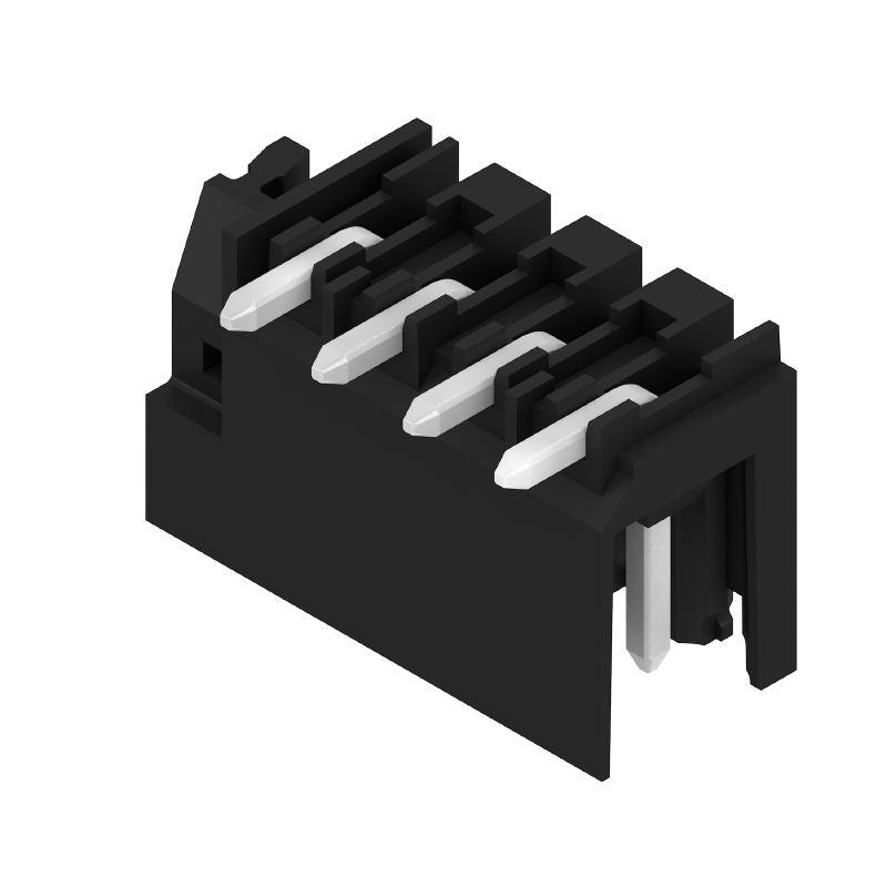 1057410000 - 4-Pole 3.50mm Black PCB Connector with 90° Elbow  (Pack of 385)