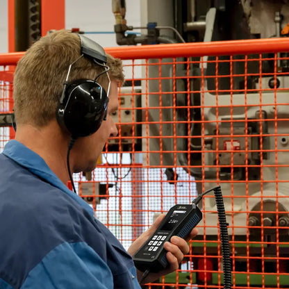 PCE-VT 3750S - Handheld Vibration Meter with ISO Evaluation & Peak Measurement