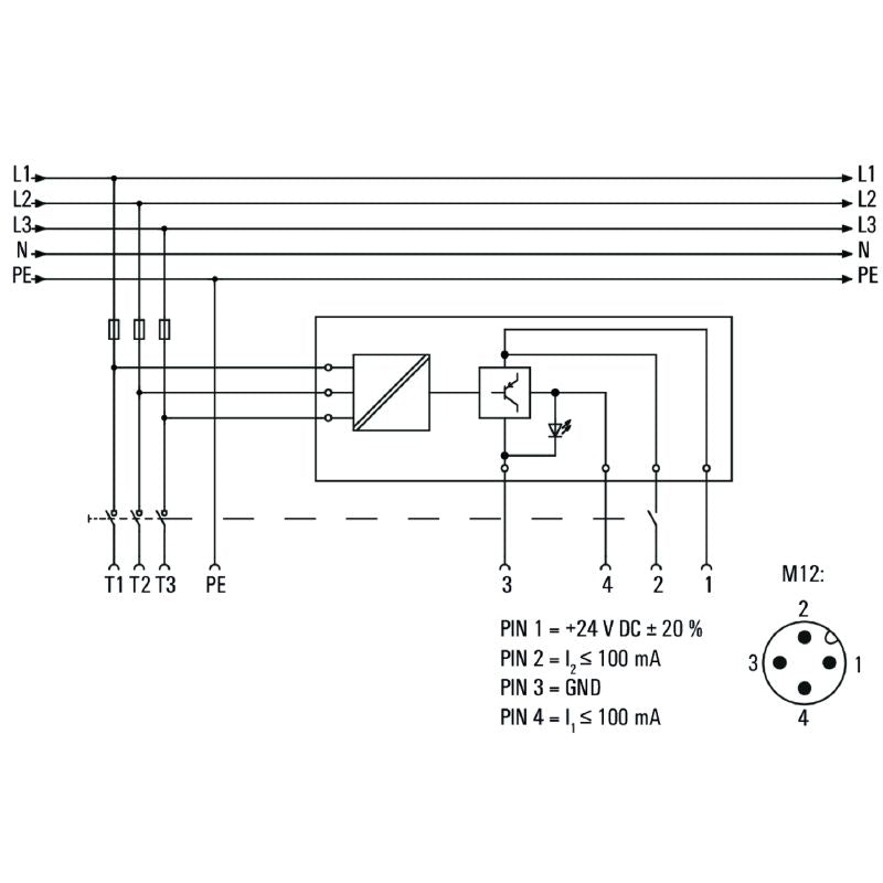 8000028513 - IP65 Power Distribution Box with Maintenance Switch