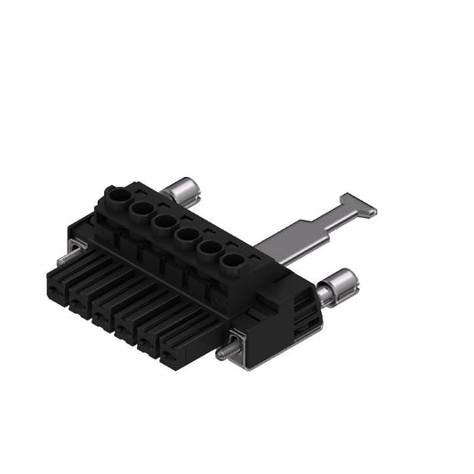 1933370000 - 7.62mm 6-Pole Female PCB Connector with 180° Clamping  (Pack of 25)