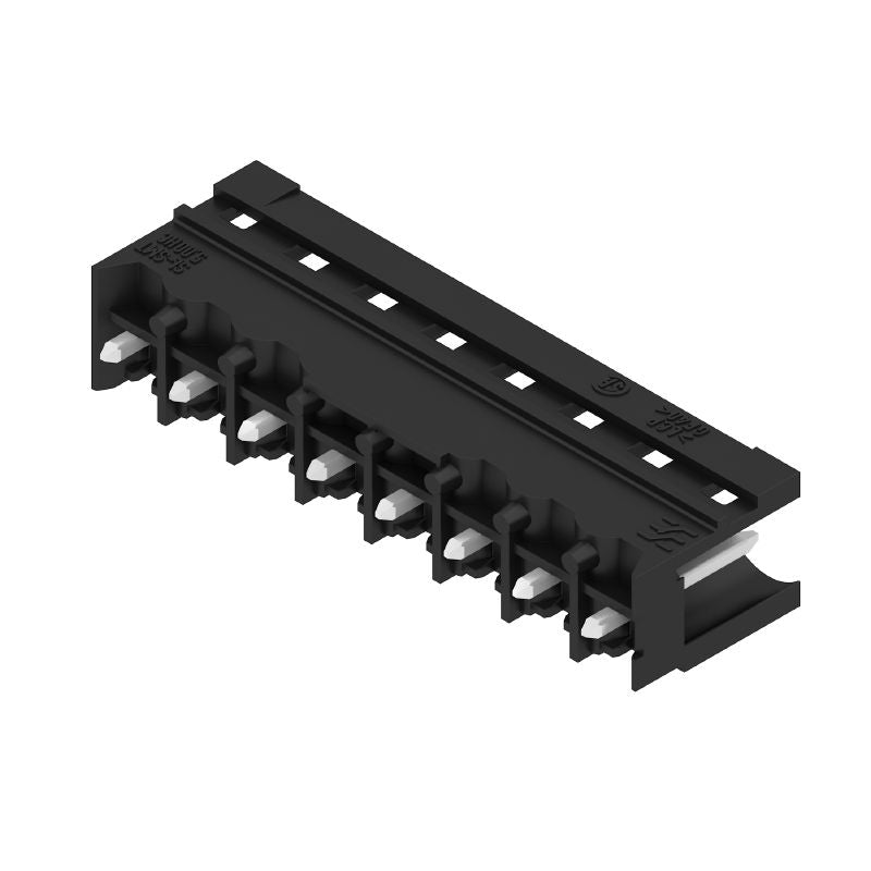 1796540000 - Black 8-Pole 5.00mm Male PCB Connector with 180° Angle  (Pack of 50)