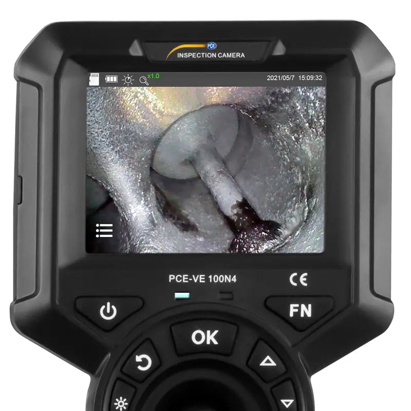 PCE-VE 100N4 - 6mm Multiway Videoscope with 720p Recording & 360° Swivel